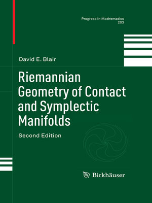 cover image of Riemannian Geometry of Contact and Symplectic Manifolds